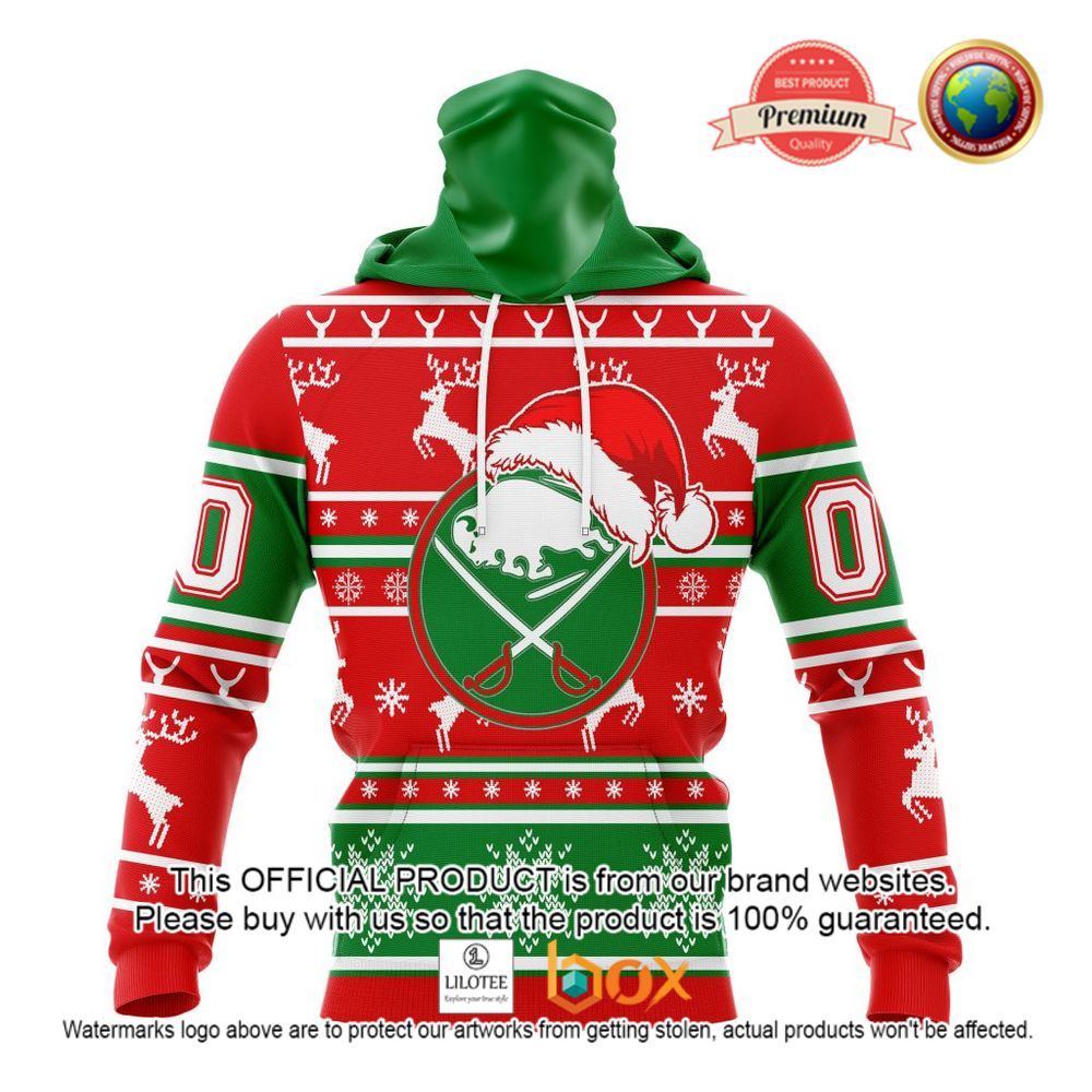 HOT NHL Buffalo Sabres Santa Hat Custom 3D Hoodie, T-Shirt 3