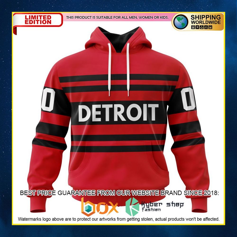 NEW NHL Detroit Red Wings Custom 3D Hoodie, Shirt 10