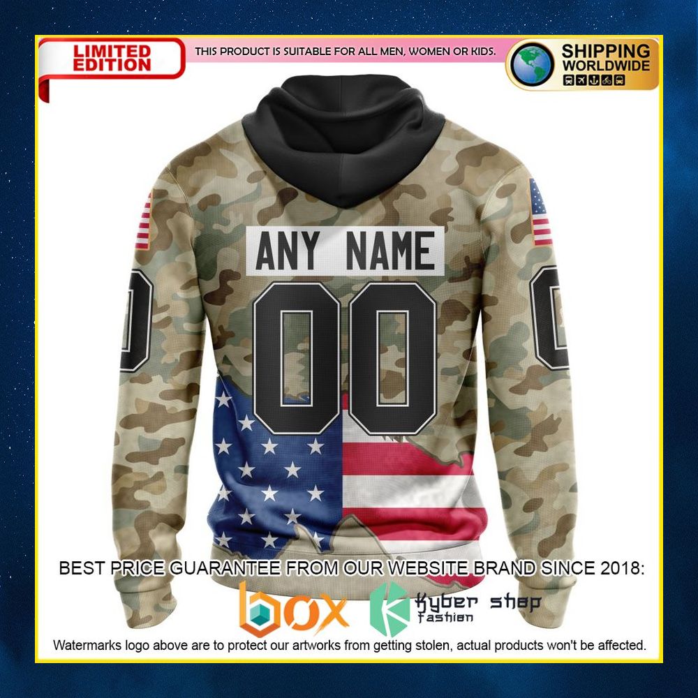 NEW NHL Minnesota Wild Kits For United State With Camo Custom 3D Hoodie, Shirt 12