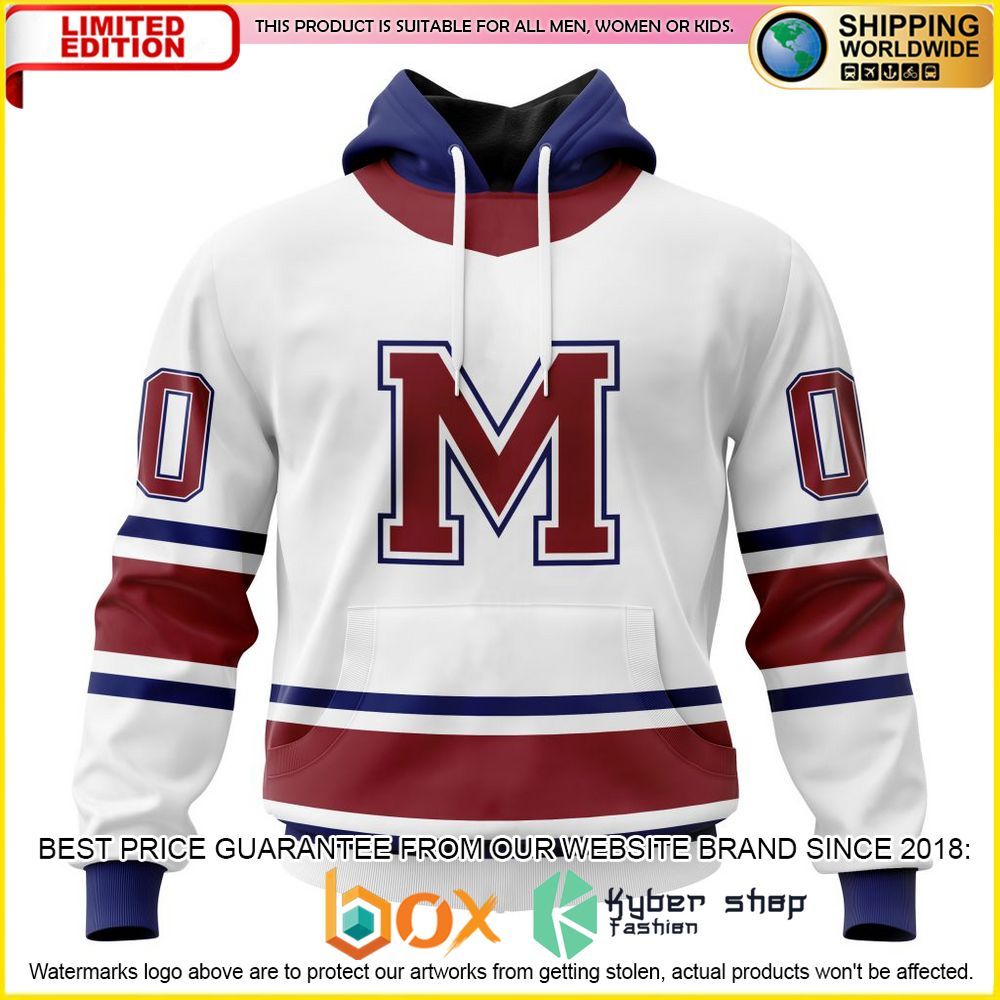 NEW Montreal Maroons NHL Custom 3D Hoodie, Shirt 1