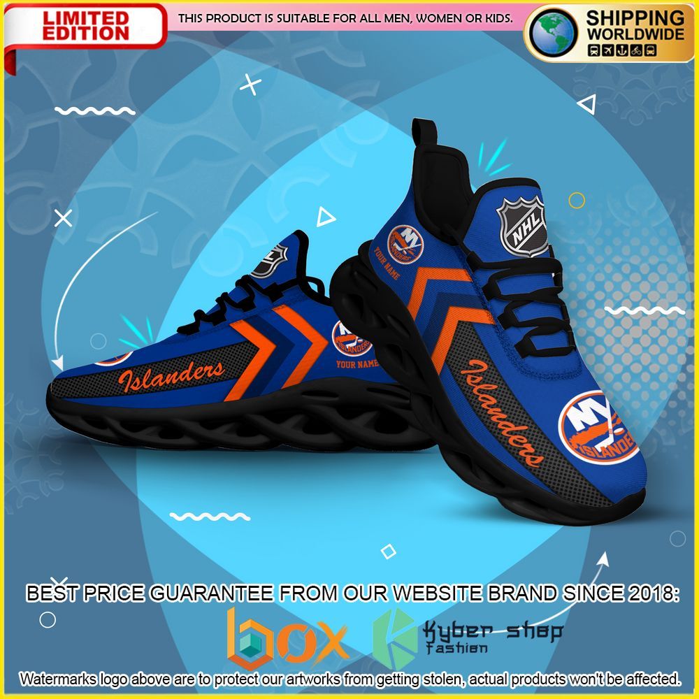 NEW NHL New York Islanders Custom Name Clunky Shoes 2