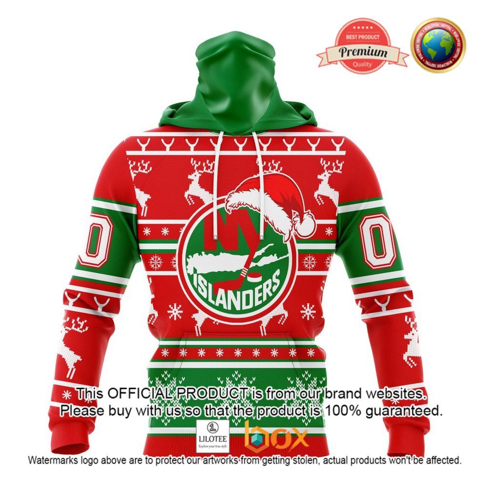 HOT NHL New York Islanders Santa Hat Custom 3D Hoodie, T-Shirt 3
