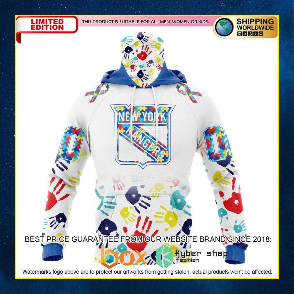 NEW NHL New York Rangers Autism Awareness Custom 3D Hoodie, Shirt 13