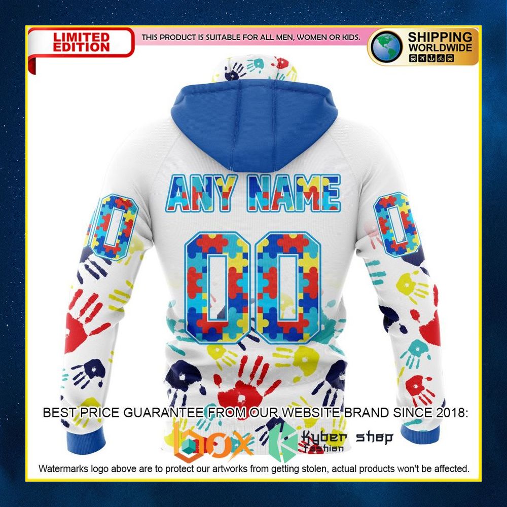 NEW NHL New York Rangers Autism Awareness Custom 3D Hoodie, Shirt 14