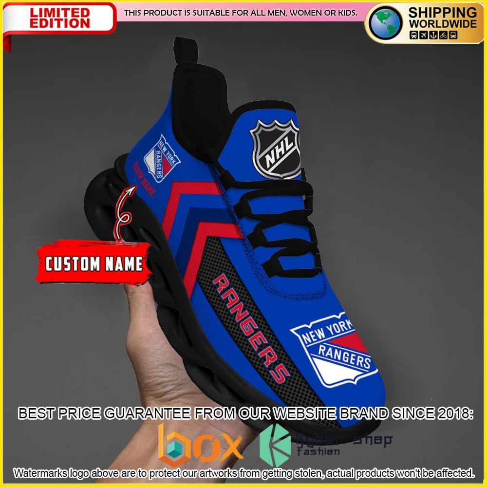 NEW NHL New York Rangers Custom Name Clunky Shoes 1