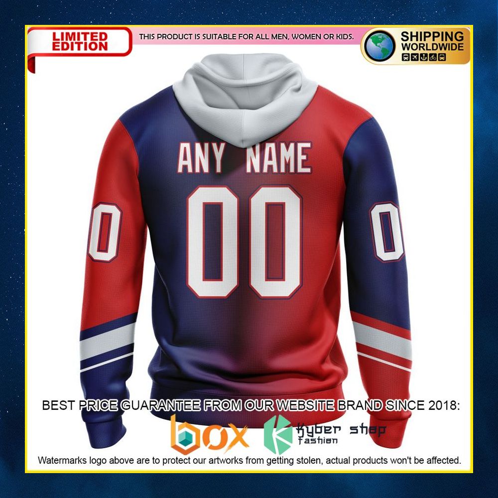 NEW NHL New York Rangers Gradient Custom 3D Hoodie, Shirt 12