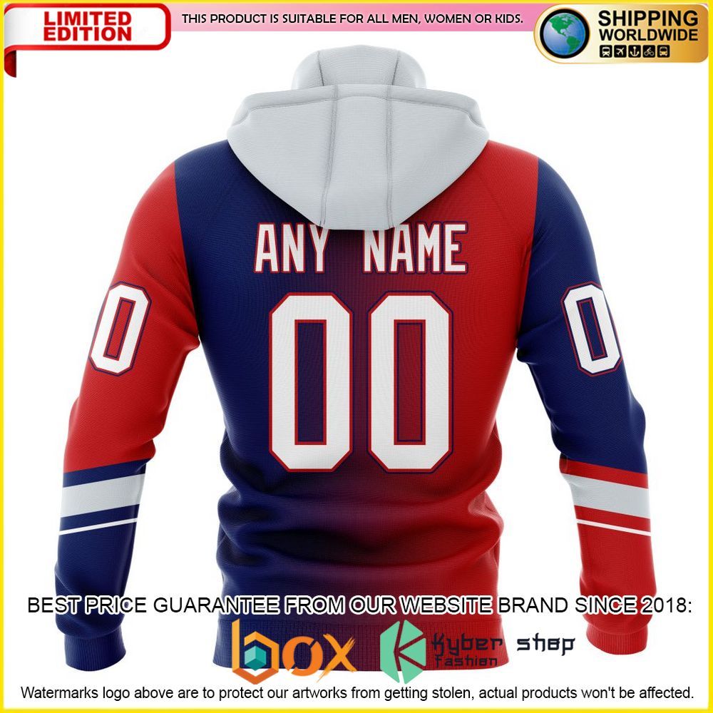 NEW NHL New York Rangers Gradient Custom 3D Hoodie, Shirt 5