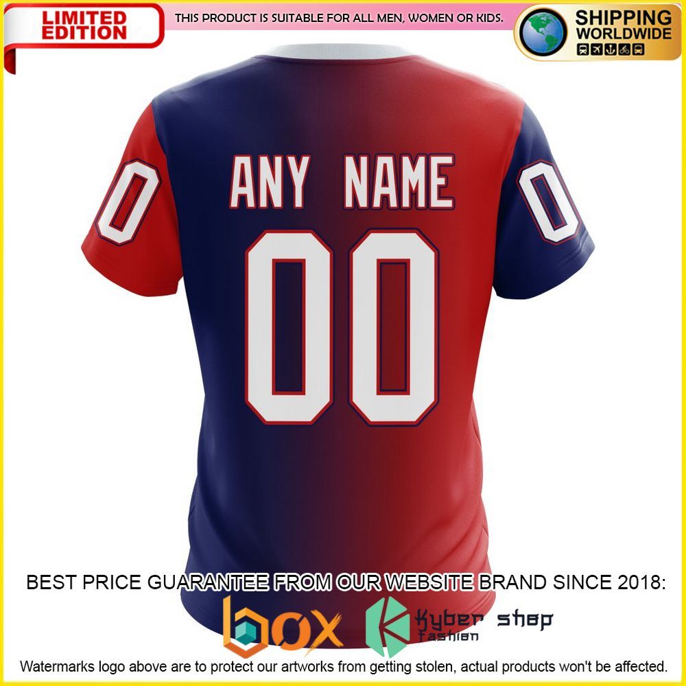 NEW NHL New York Rangers Gradient Custom 3D Hoodie, Shirt 9