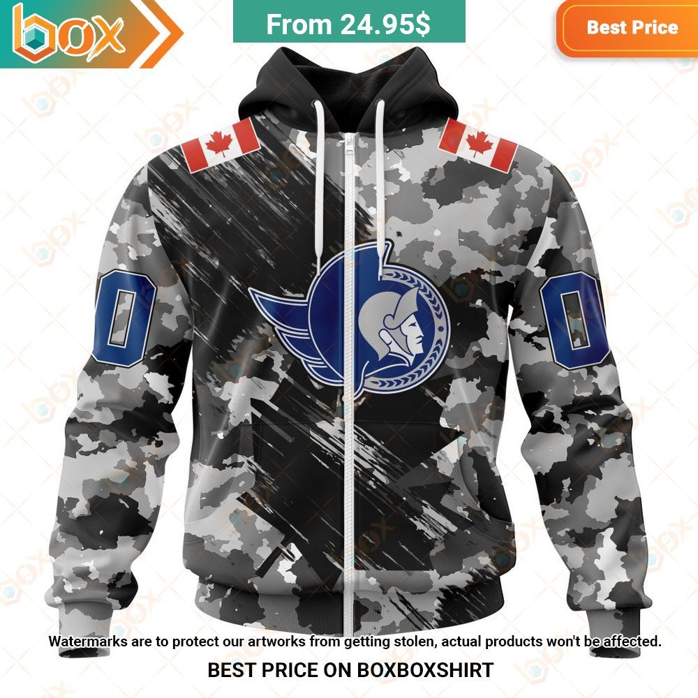 nhl ottawa senators special camo armed forces custom hoodie 2 973