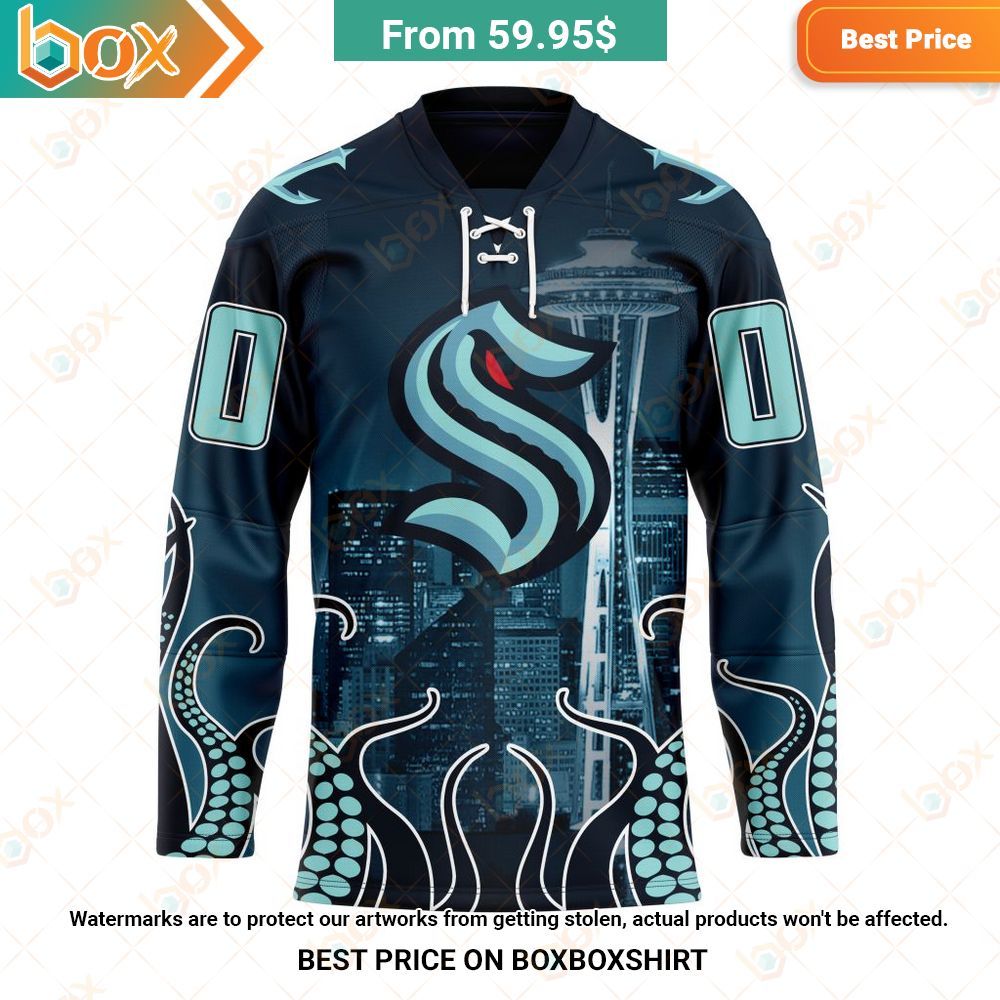 nhl seattle kraken design with space needle hockey jersey 1 957