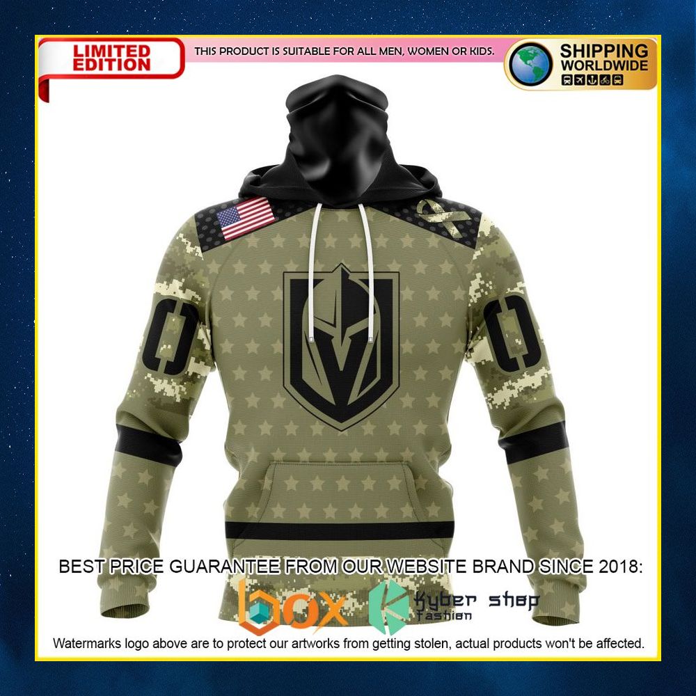 NEW NHL Vegas Golden Knights Camo Military Appreciation Custom 3D Hoodie, Shirt 13