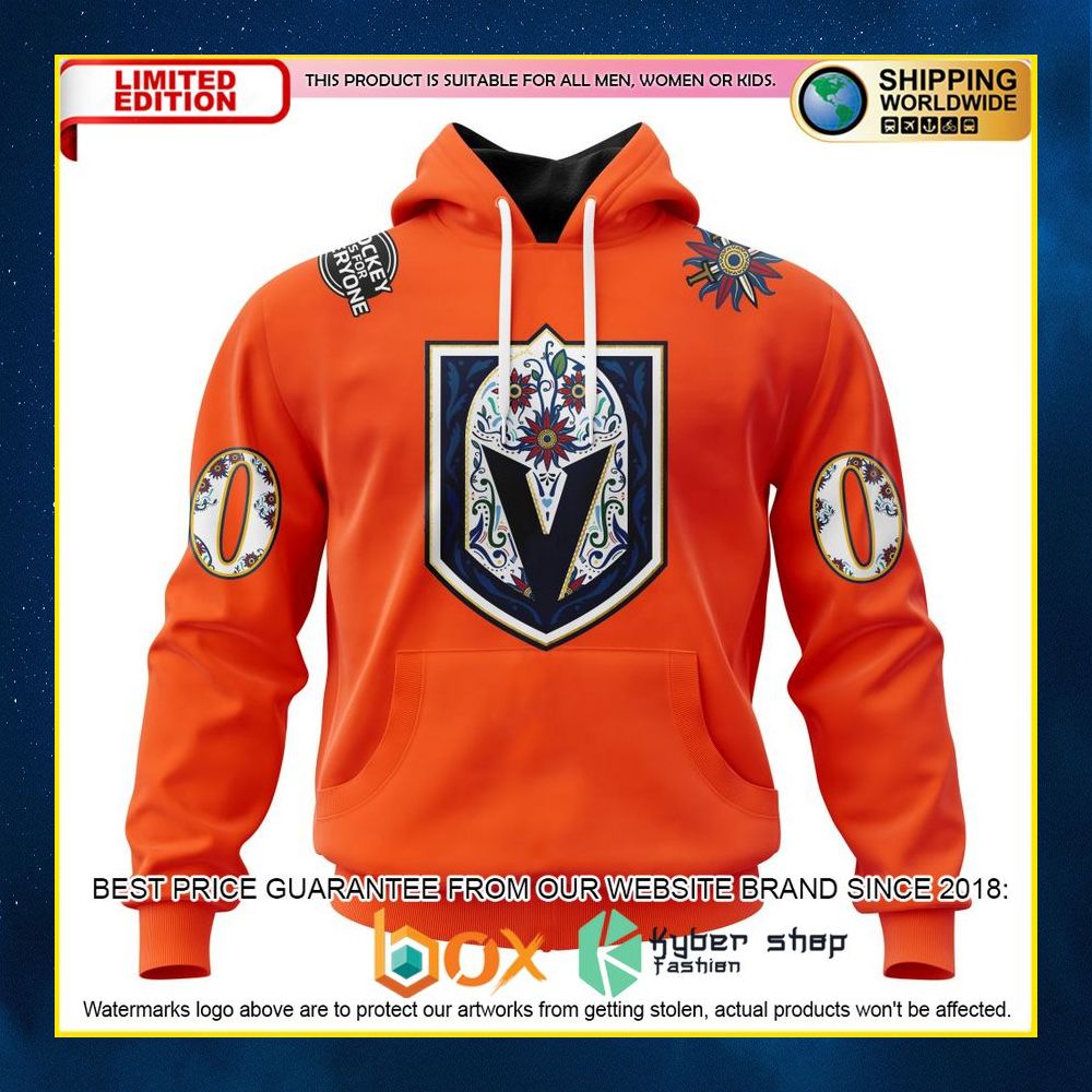 NEW NHL Vegas Golden Knights Hispanic Heritage Custom 3D Hoodie, Shirt 10