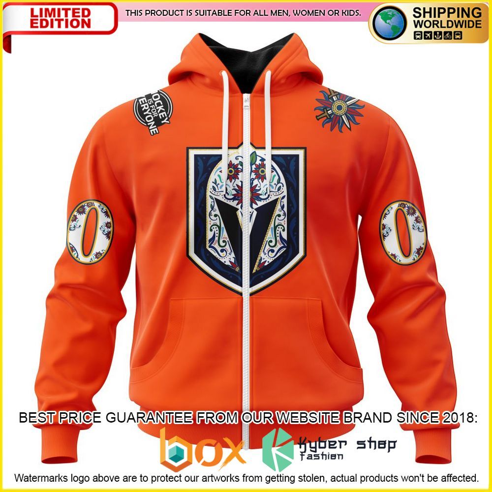 NEW NHL Vegas Golden Knights Hispanic Heritage Custom 3D Hoodie, Shirt 2