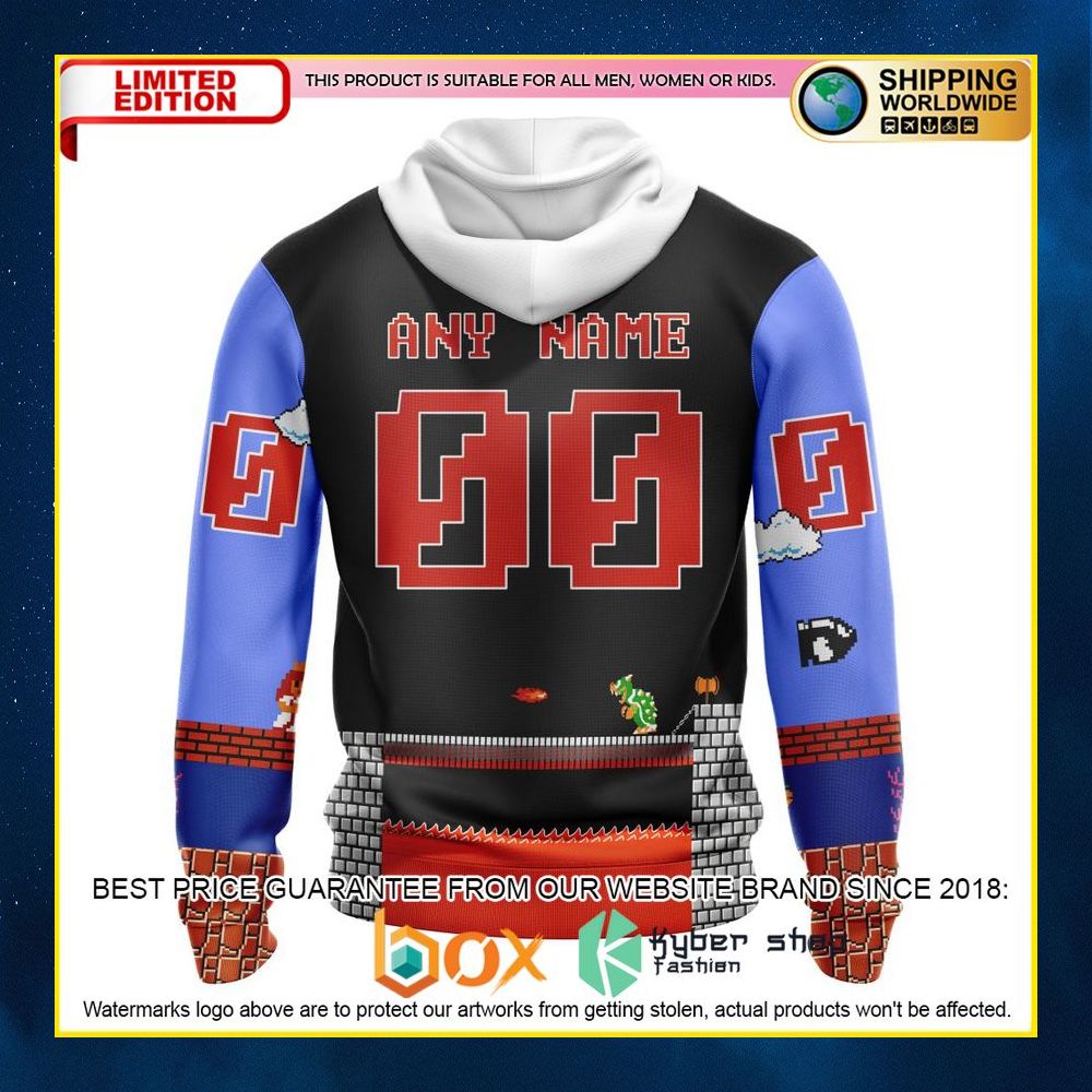 NEW NHL Washington Capitals Kits With Super Mario Custom 3D Hoodie, Shirt 12