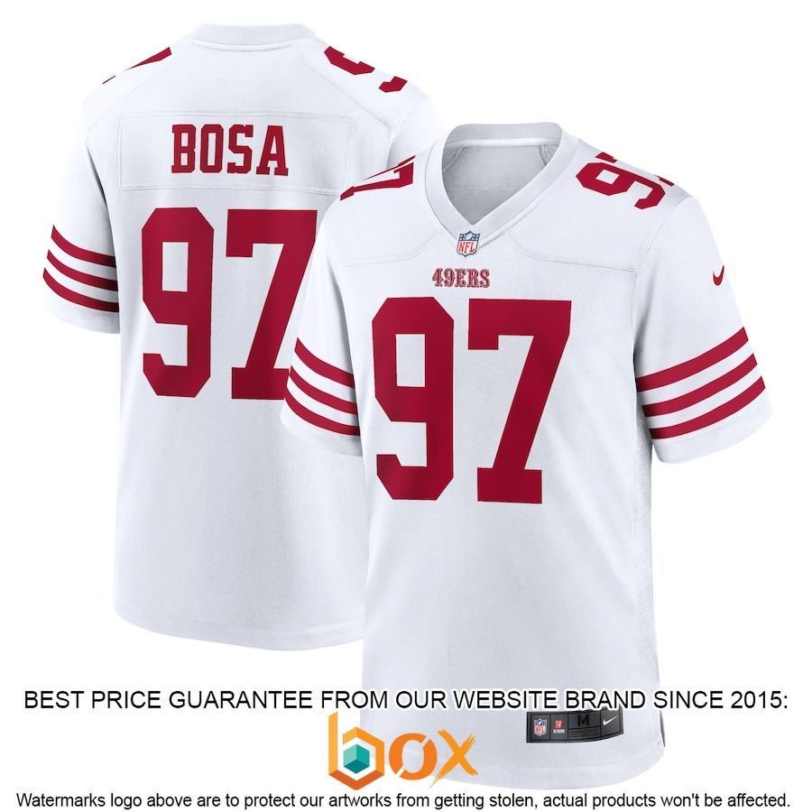 BEST Nick Bosa San Francisco 49ers Player White Football Jersey 1