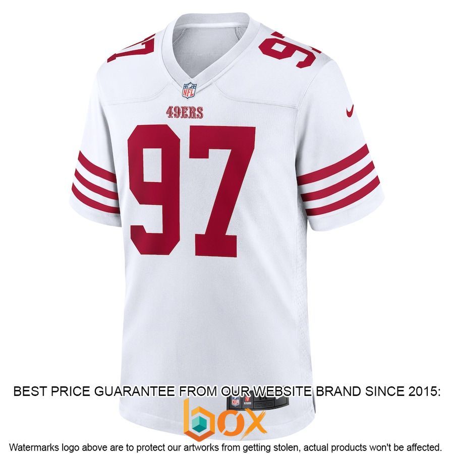 BEST Nick Bosa San Francisco 49ers Player White Football Jersey 2