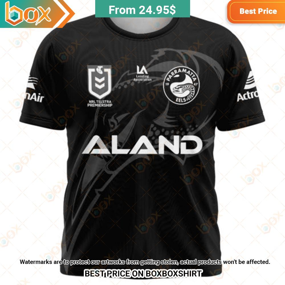 NRL Parramatta Eels Aland Special Monochrome Design Shirt Hoodie 7