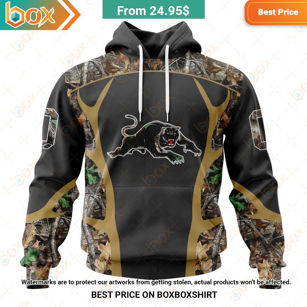 NRL Penrith Panthers Special Camo Hunting Design Shirt Hoodie 19
