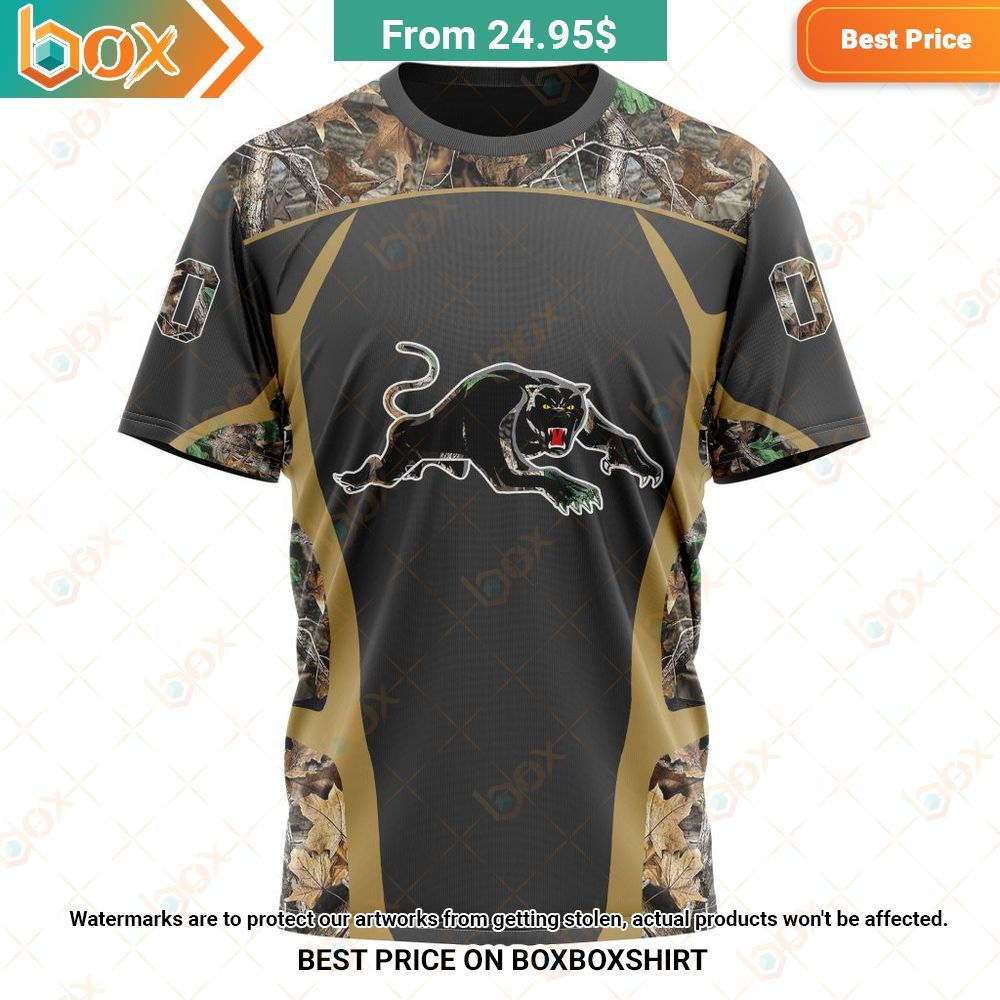 NRL Penrith Panthers Special Camo Hunting Design Shirt Hoodie 16