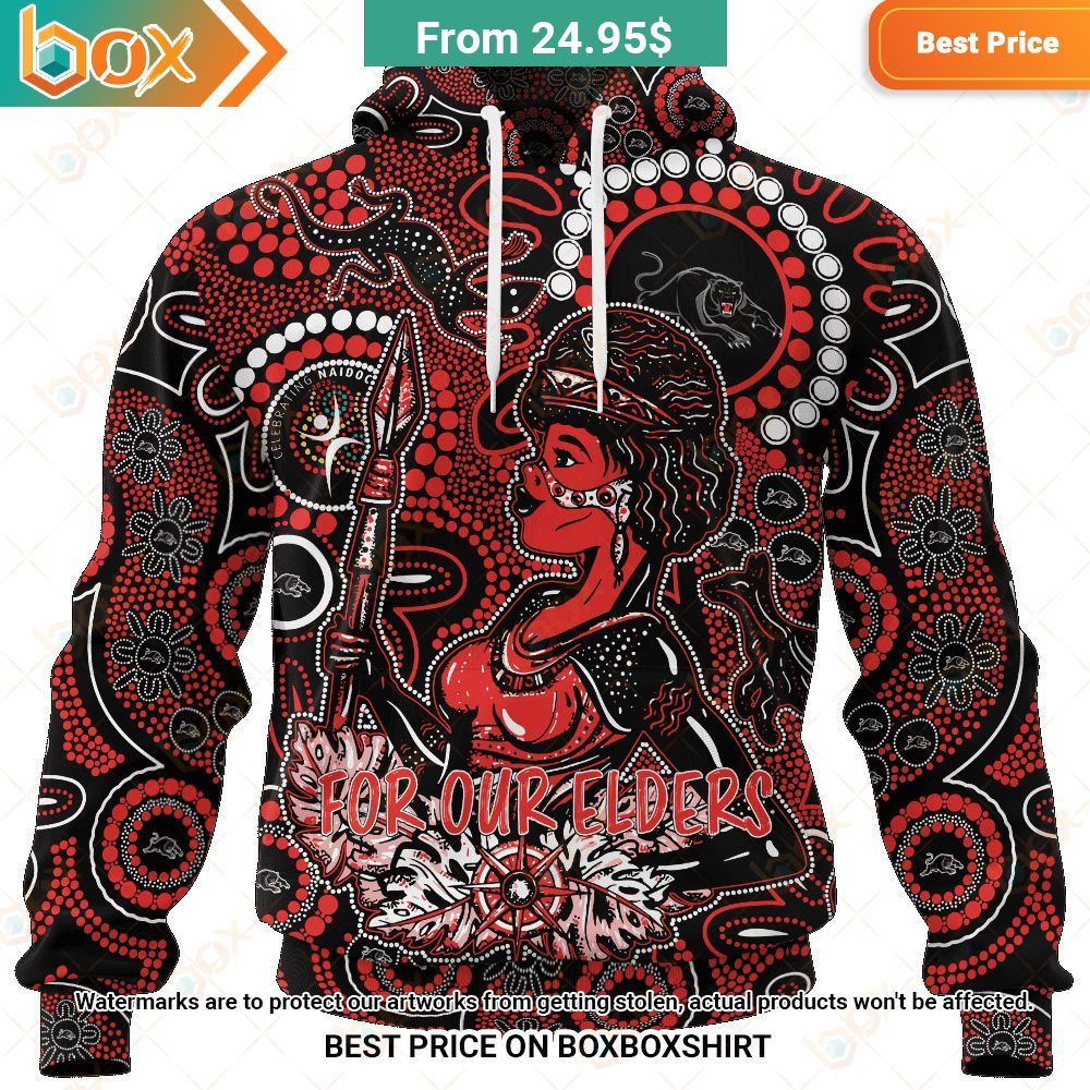 NRL Penrith Panthers Special For Our Elders NAIDOC Week Woman Design Shirt Hoodie 15
