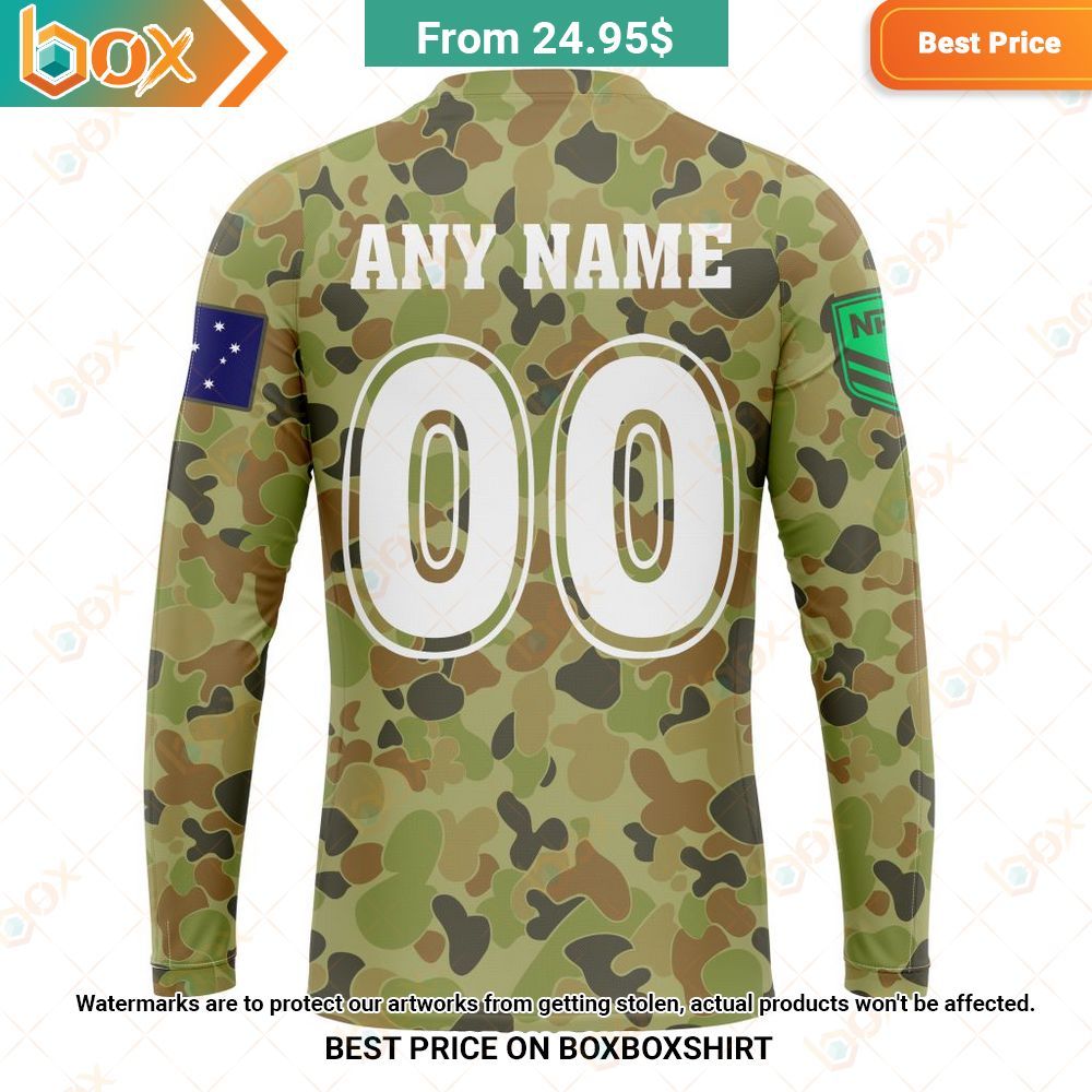 NRL Penrith Panthers Special Military Camo Kits Shirt Hoodie 7
