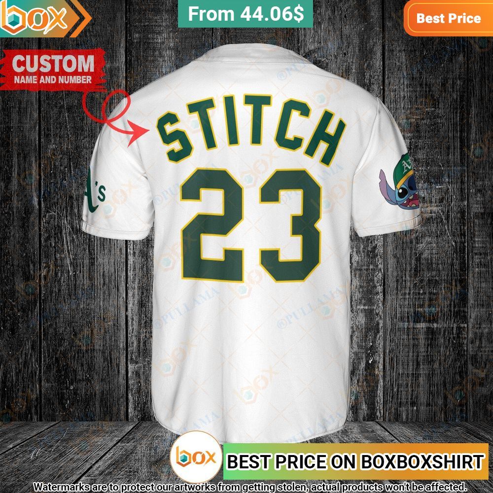 Oakland Athletics Stitch Custom Baseball Jersey 3