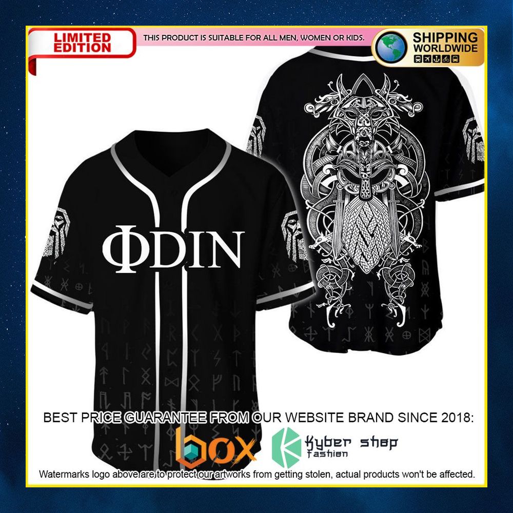 NEW Odin Vikings Premium Baseball Jersey 9