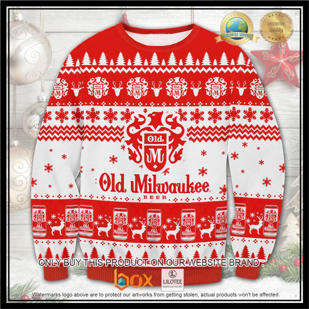 HOT Old Milwaukee Christmas Sweater 2