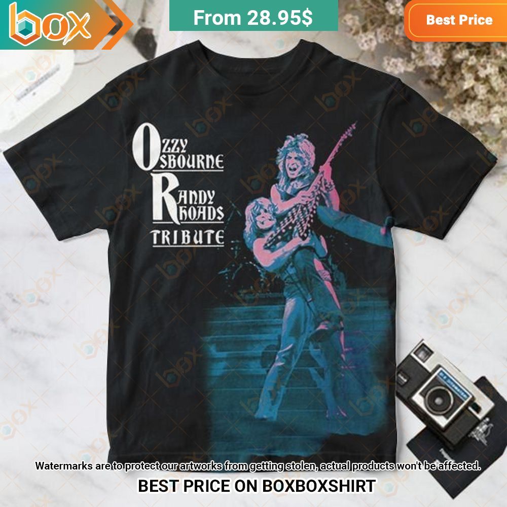 Ozzy Osbourne Randy Rhoads Tribute Album Cover Shirt 1