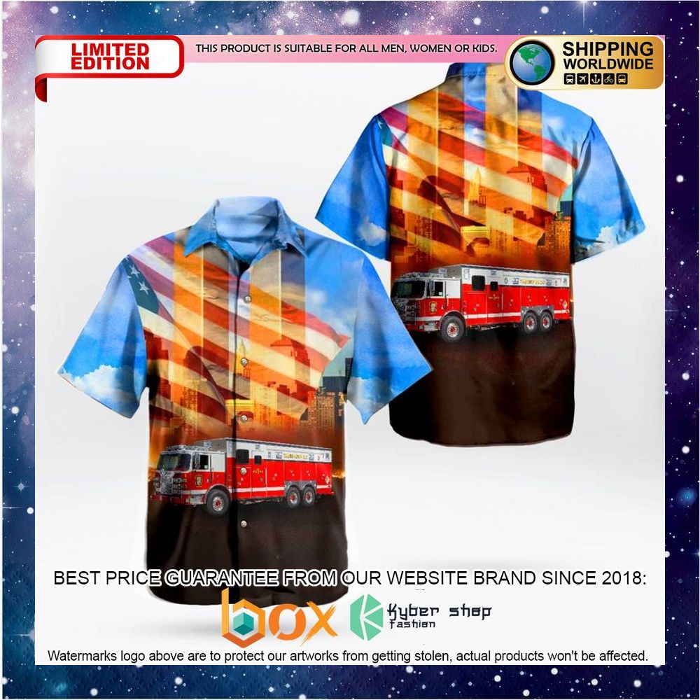BEST Patriot Day DC Fire And EMS Hawaiian Shirt 8
