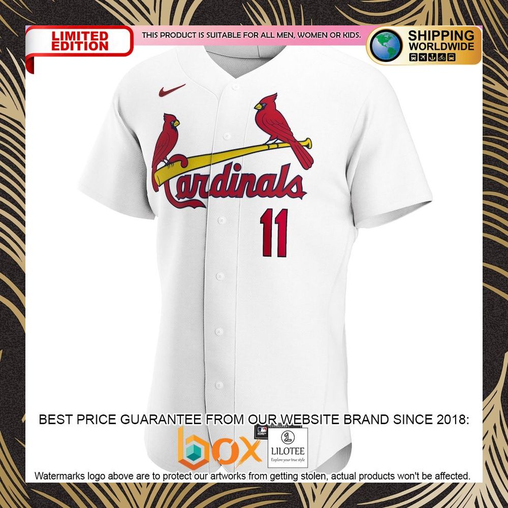 NEW Paul DeJong St. Louis Cardinals Home Authentic Player White Baseball Jersey 5