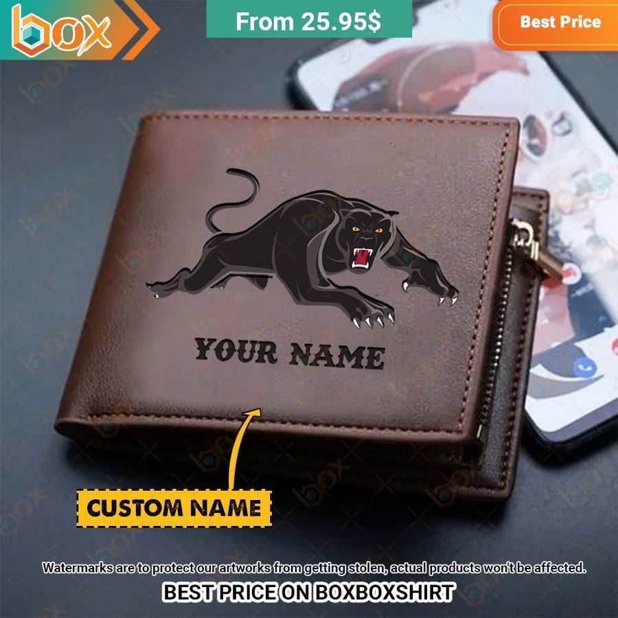 BEST Penrith Panthers Leather Wallet 9