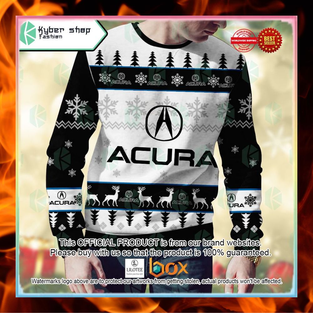 BEST Personalized Acura Christmas Sweater 7