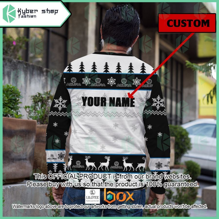 BEST Personalized Acura Christmas Sweater 3