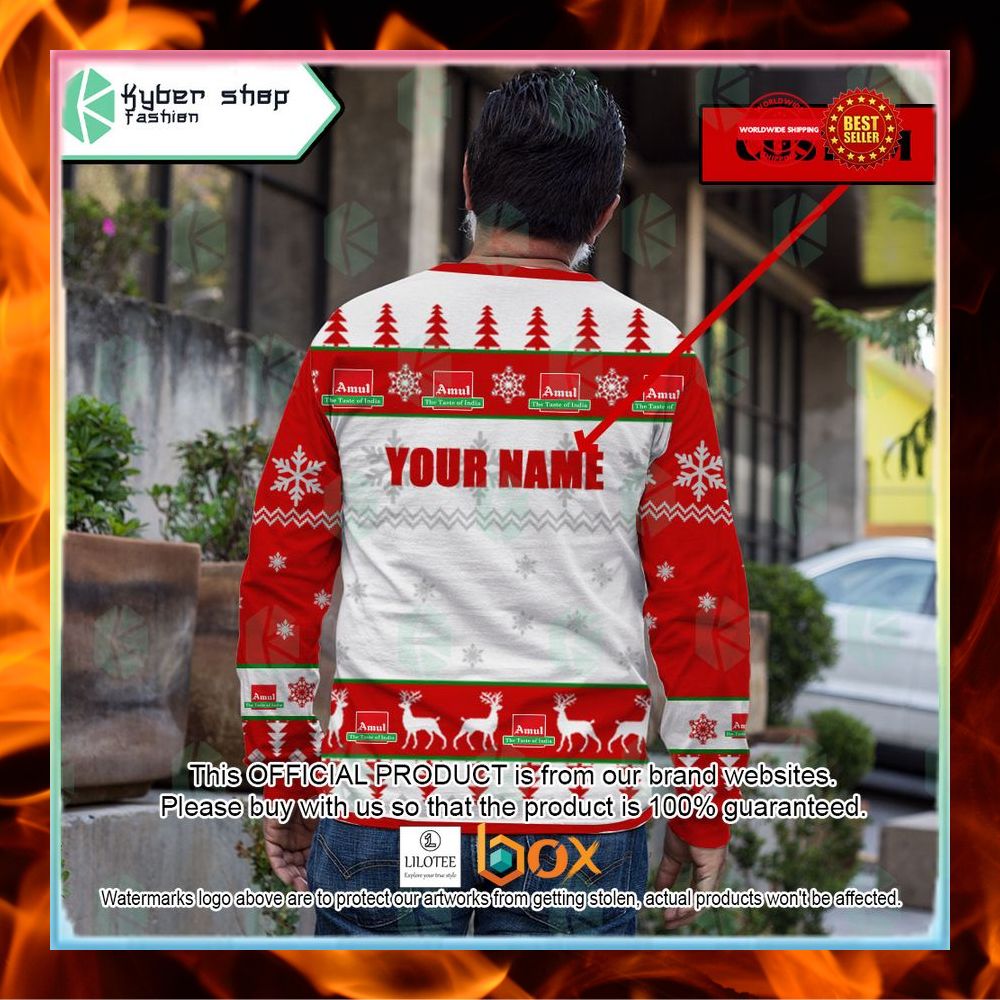 BEST Personalized Amul Christmas Sweater 8