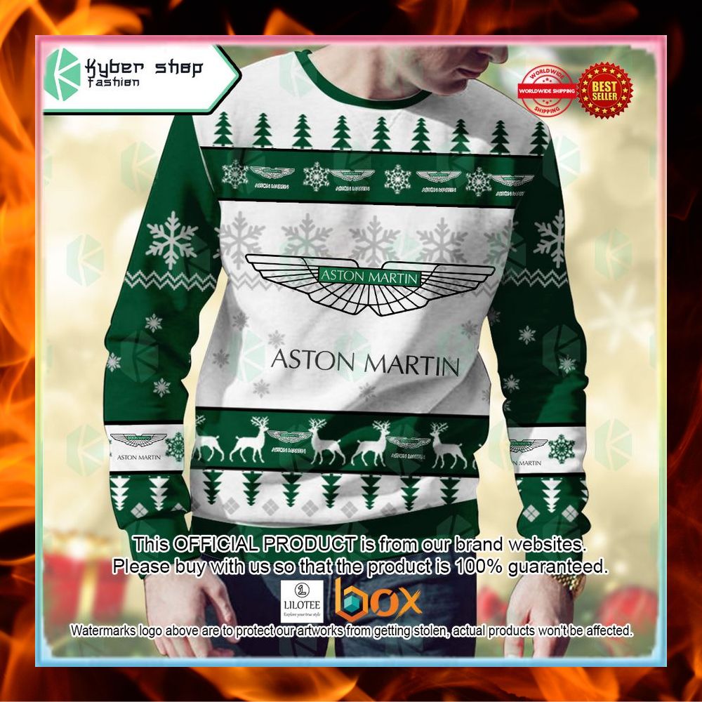 BEST Personalized Aston Martin Christmas Sweater 7