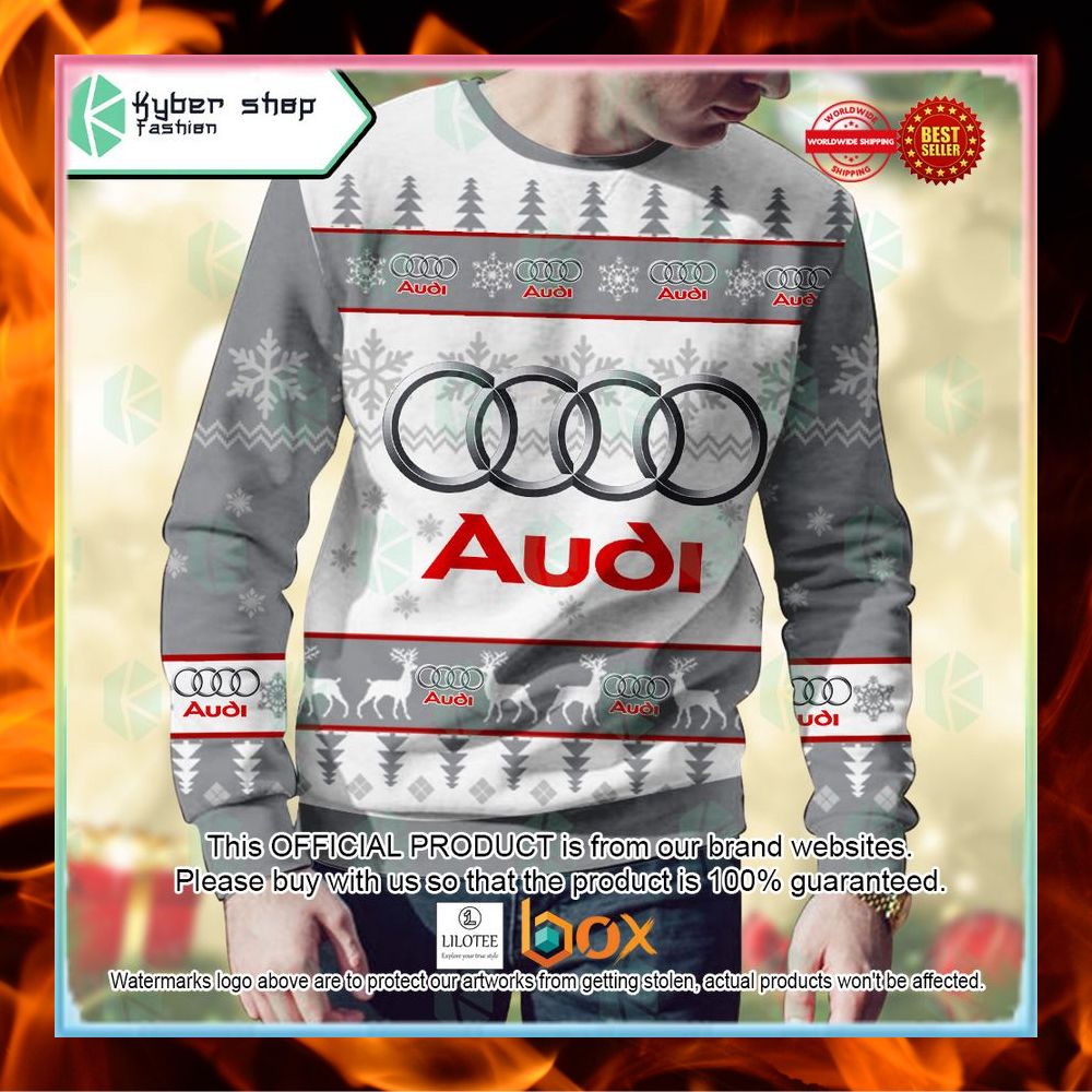 BEST Personalized Audi Christmas Sweater 7
