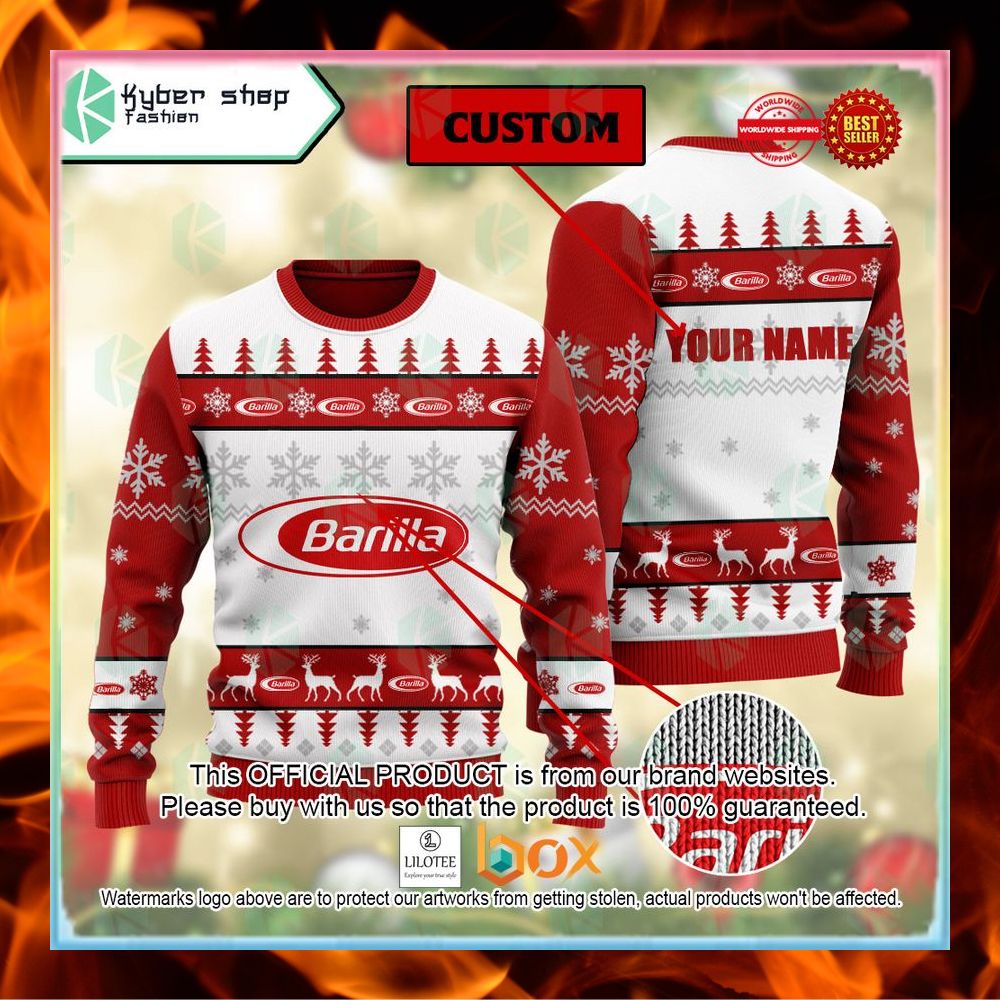BEST Personalized Barilla Christmas Sweater 6