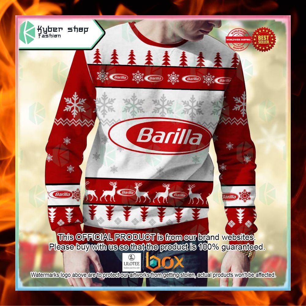 BEST Personalized Barilla Christmas Sweater 7