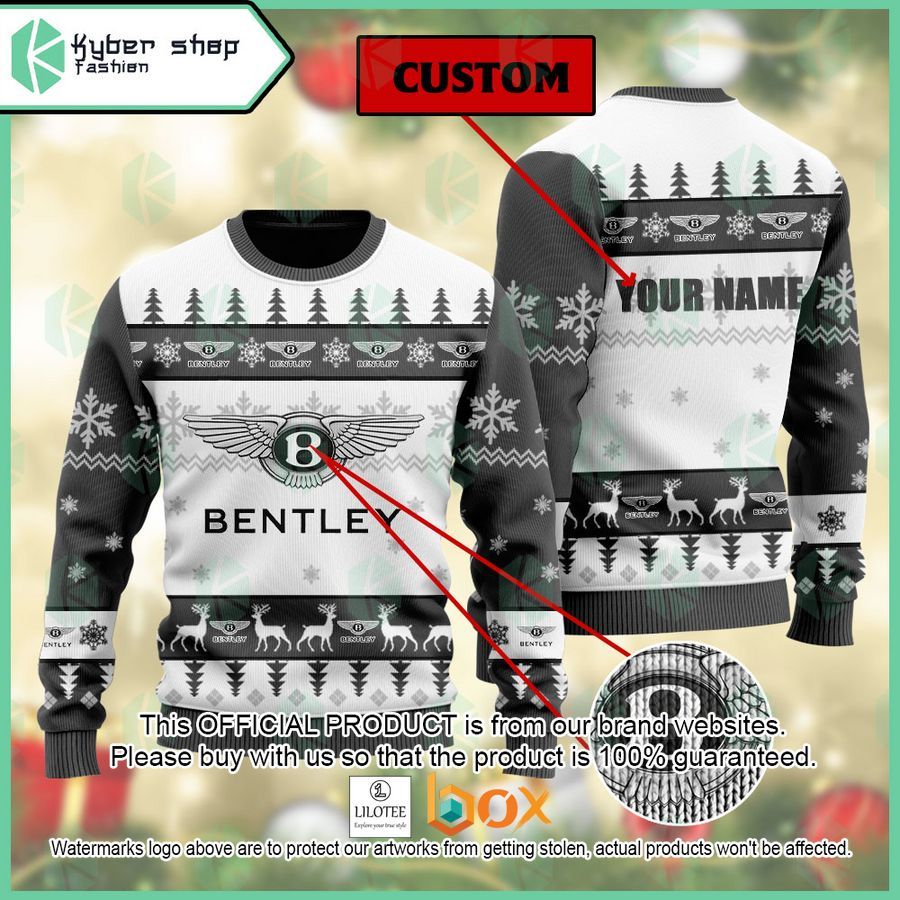 BEST Personalized Bentley Christmas Sweater 1