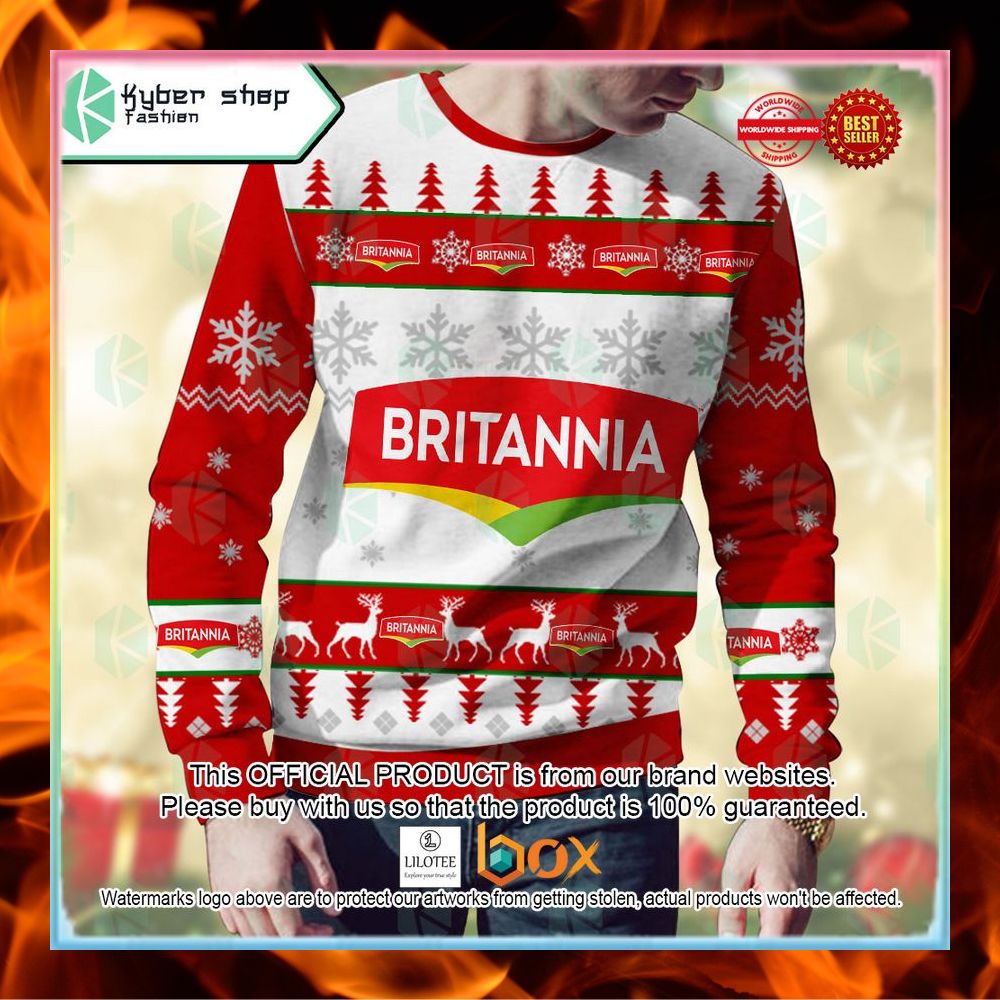BEST Personalized Britannia Christmas Sweater 7