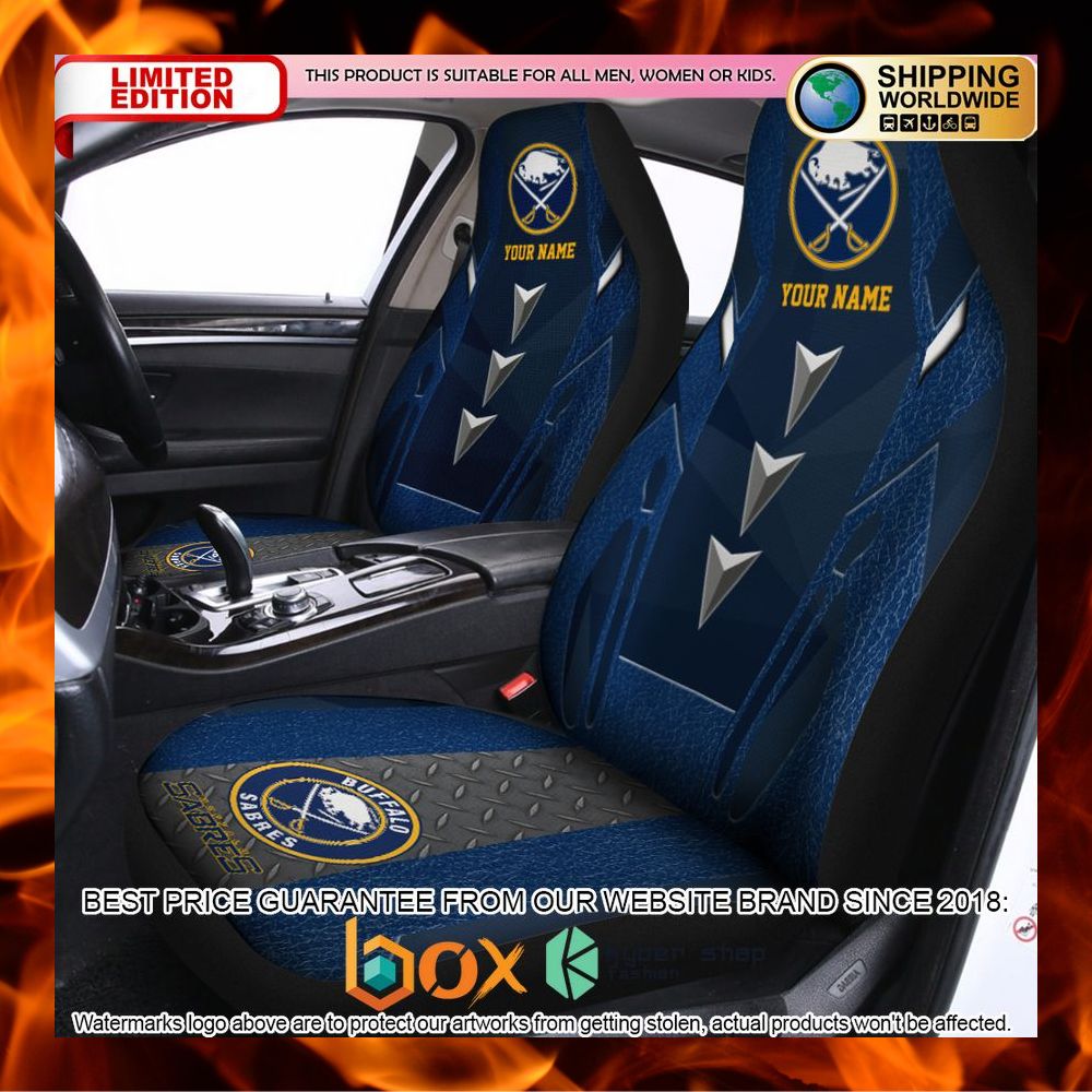 BEST Personalized Buffalo Sabres Car Seat Covers 5