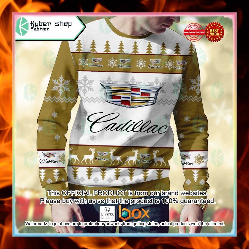 BEST Personalized Cadillac Christmas Sweater 7