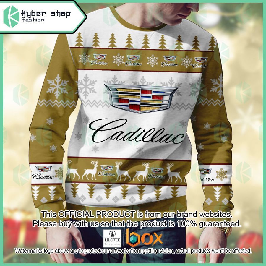 BEST Personalized Cadillac Christmas Sweater 2