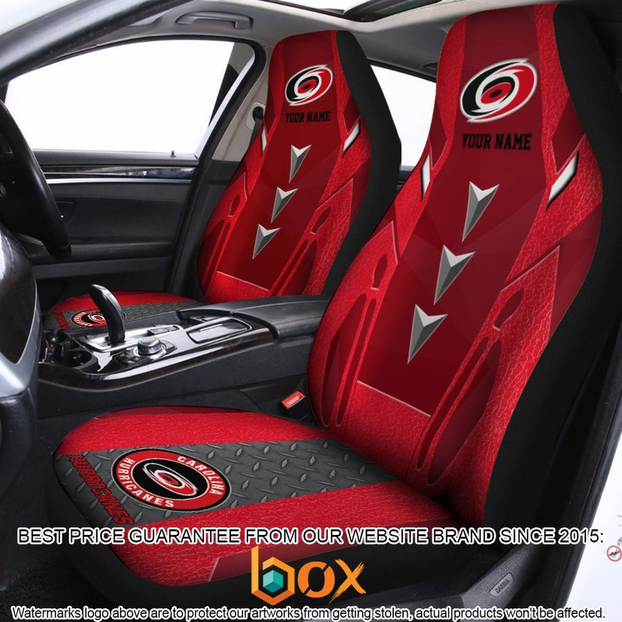 BEST Personalized Carolina Hurricanes Car Seat Covers 9