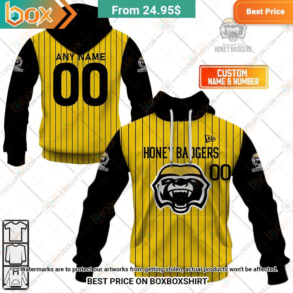 Personalized CEBL Brampton Honey Badgers Away Jersey Style Shirt Hoodie 17