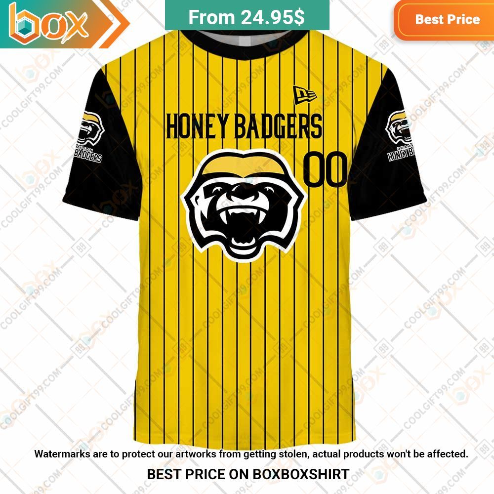 Personalized CEBL Brampton Honey Badgers Away Jersey Style Shirt Hoodie 3