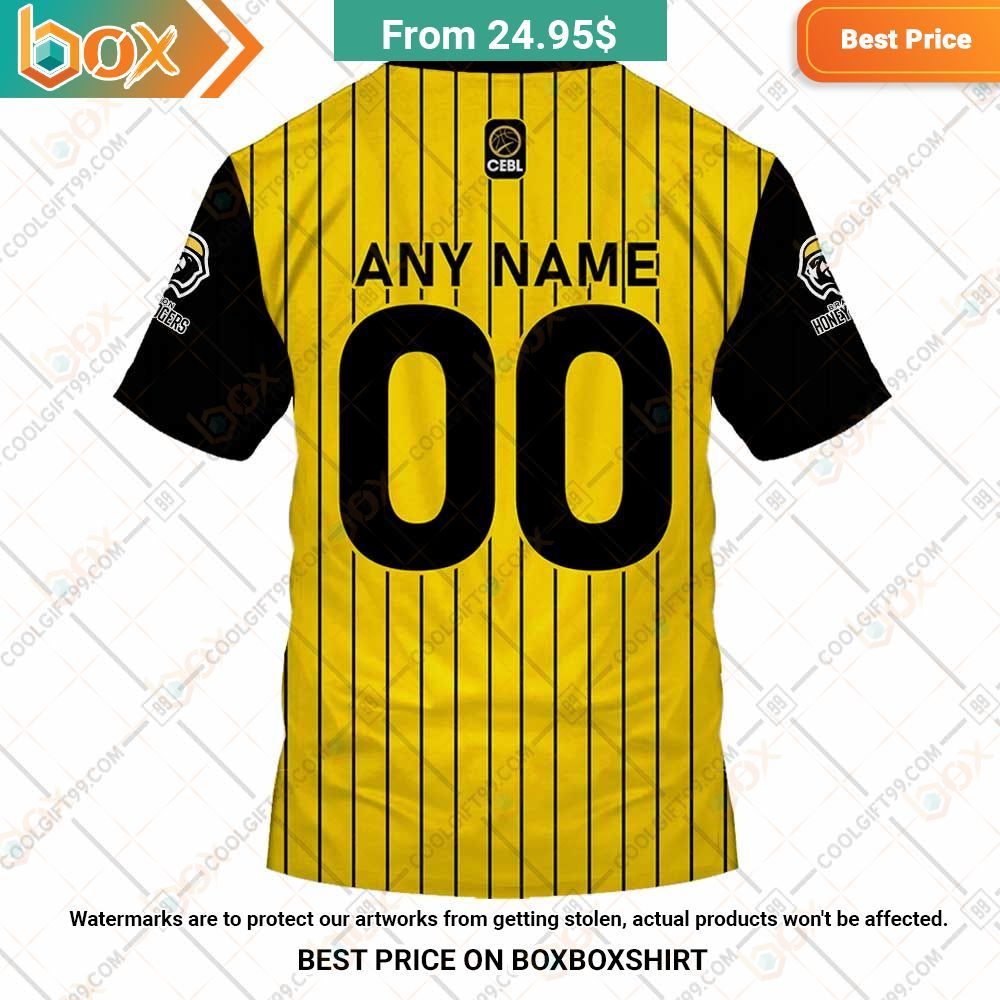 Personalized CEBL Brampton Honey Badgers Away Jersey Style Shirt Hoodie 7