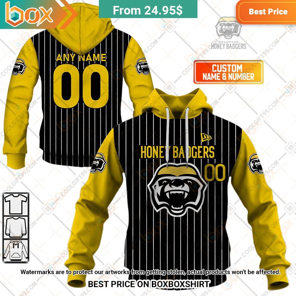 Personalized CEBL Brampton Honey Badgers Shirt Hoodie 1