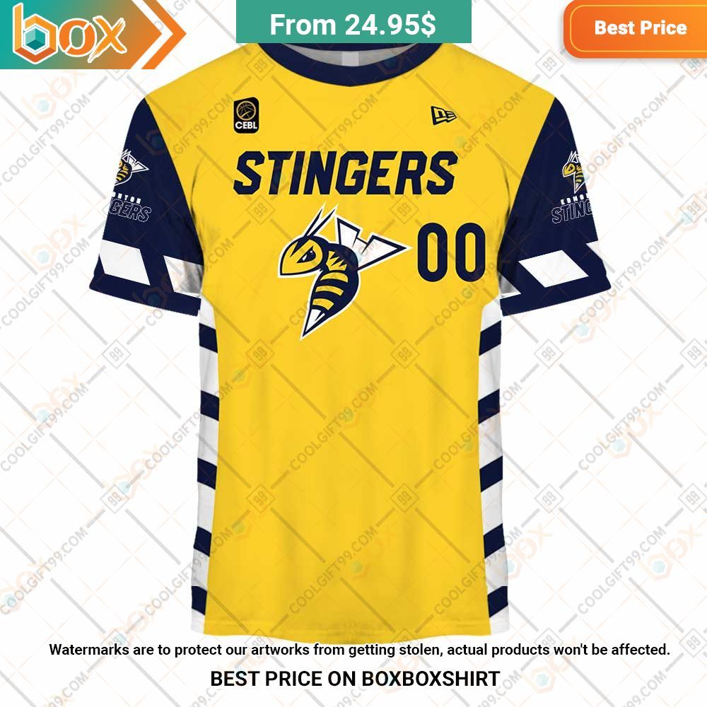Personalized CEBL Edmonton Stingers Away Jersey Style Shirt Hoodie 19